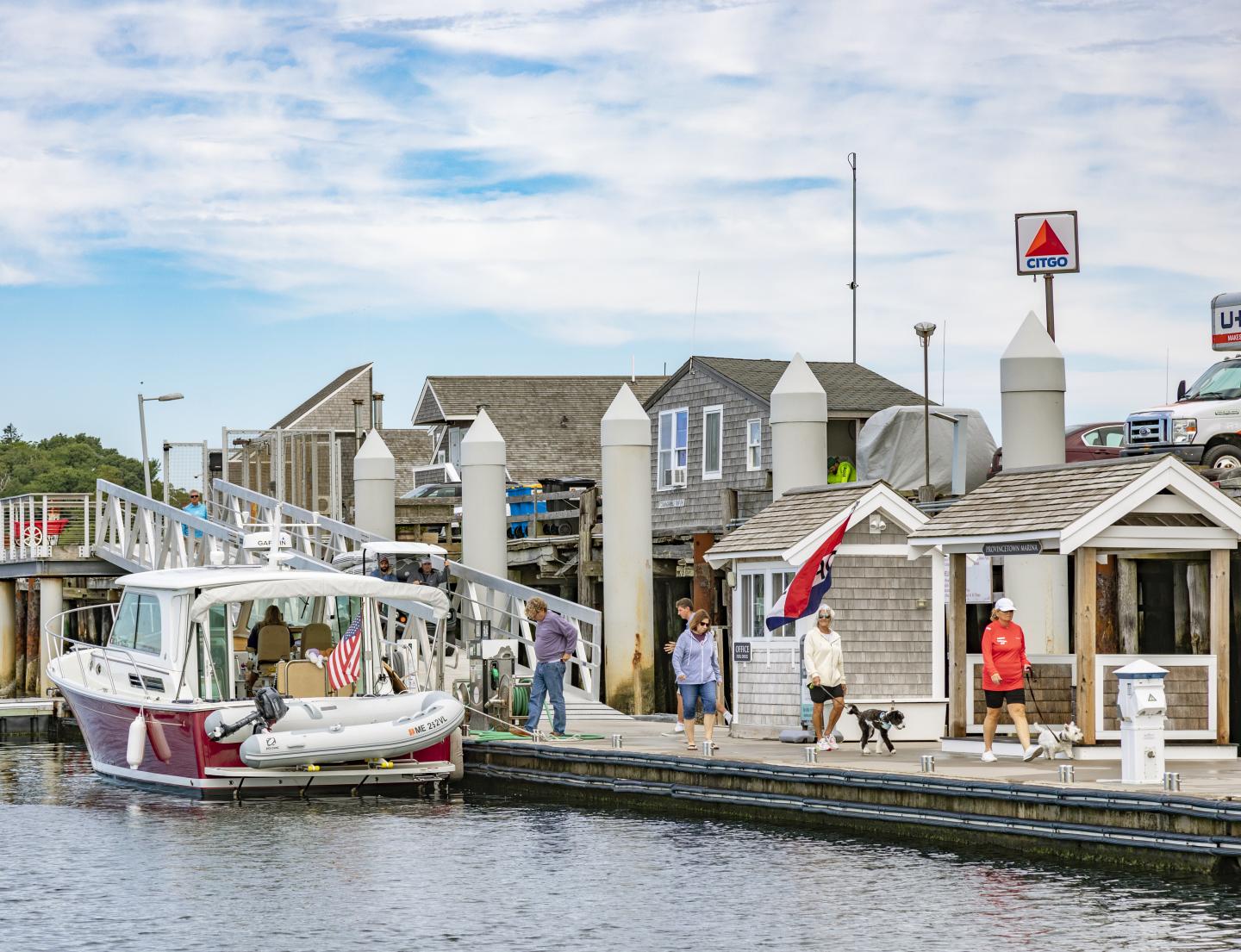 Fuel dock at Provincetown Marina