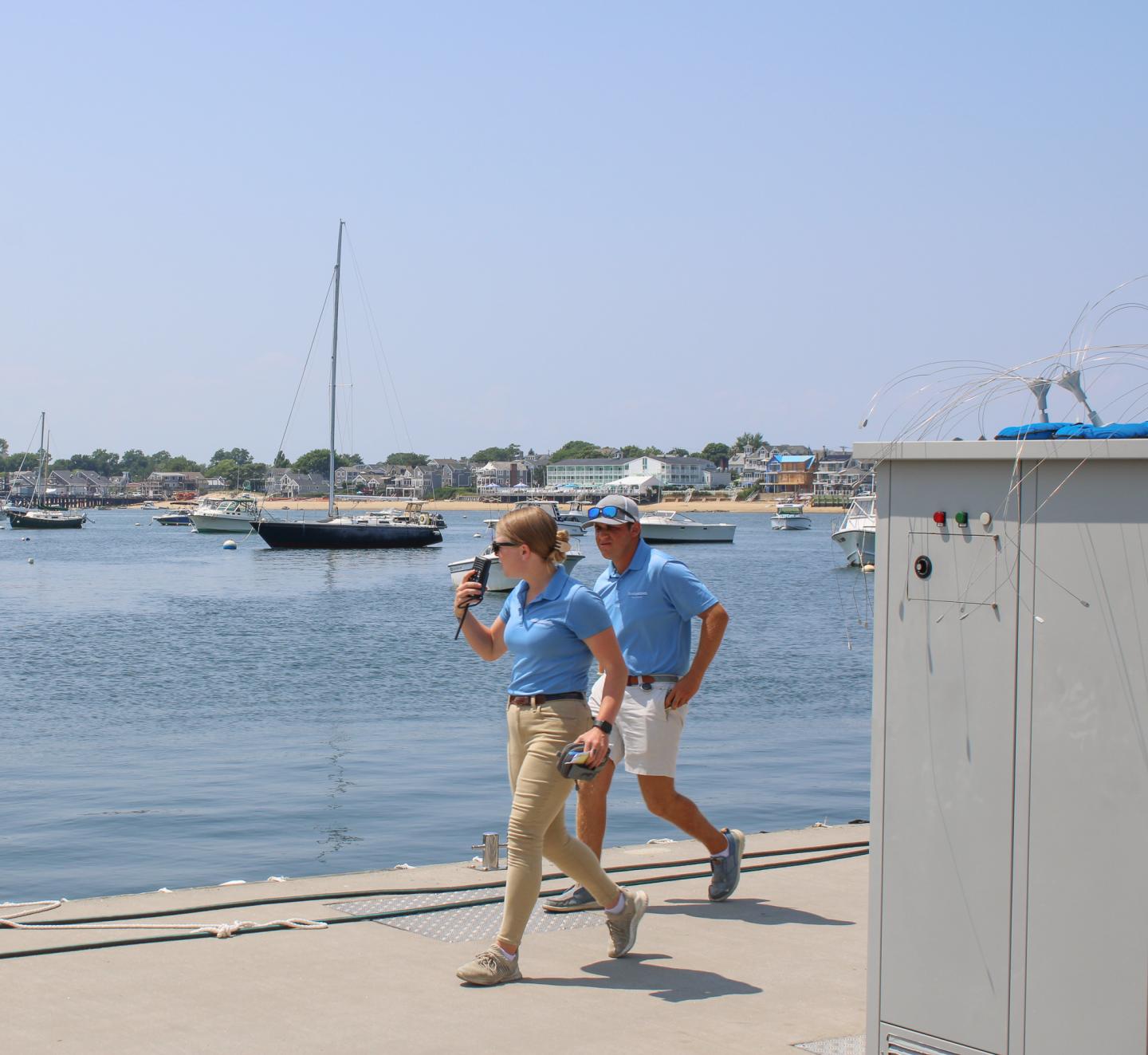 Dockmaster Salena and marina staff