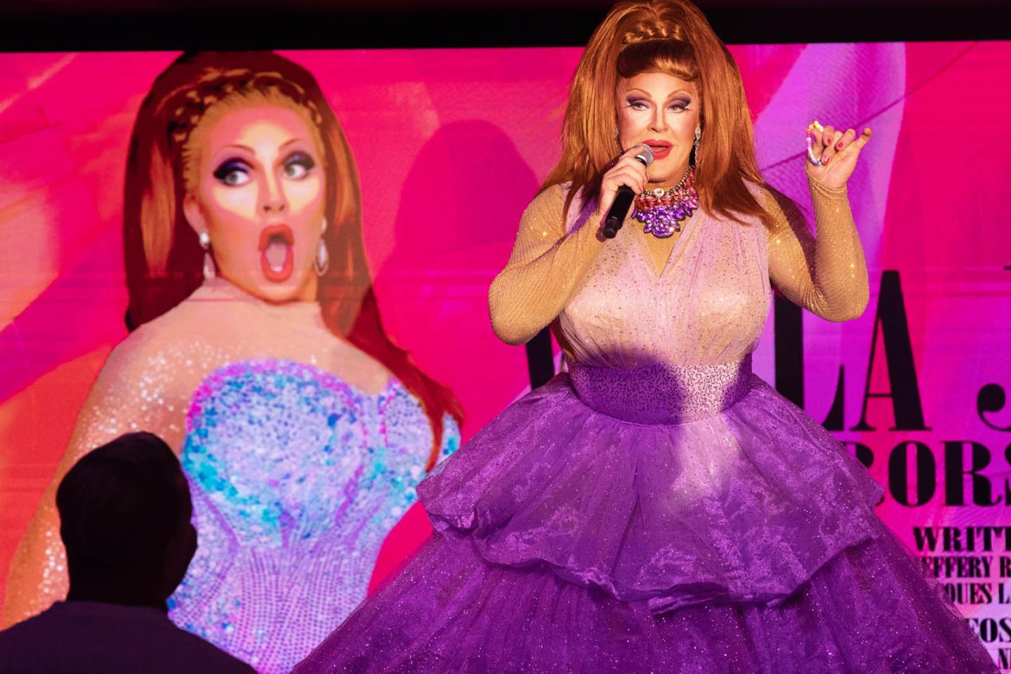 Drag Queen Varla Jean Merman performs "The Errors Tour"