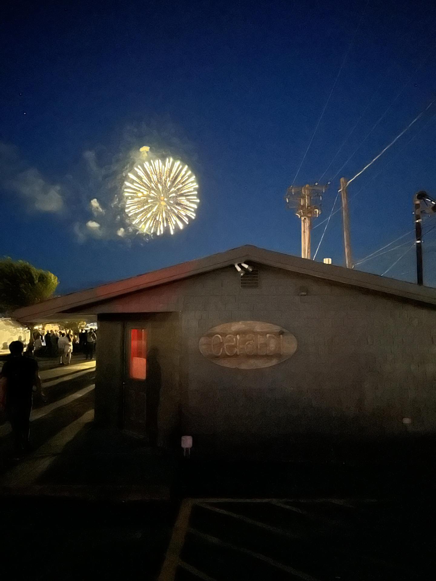 Fireworks over Ceraldi