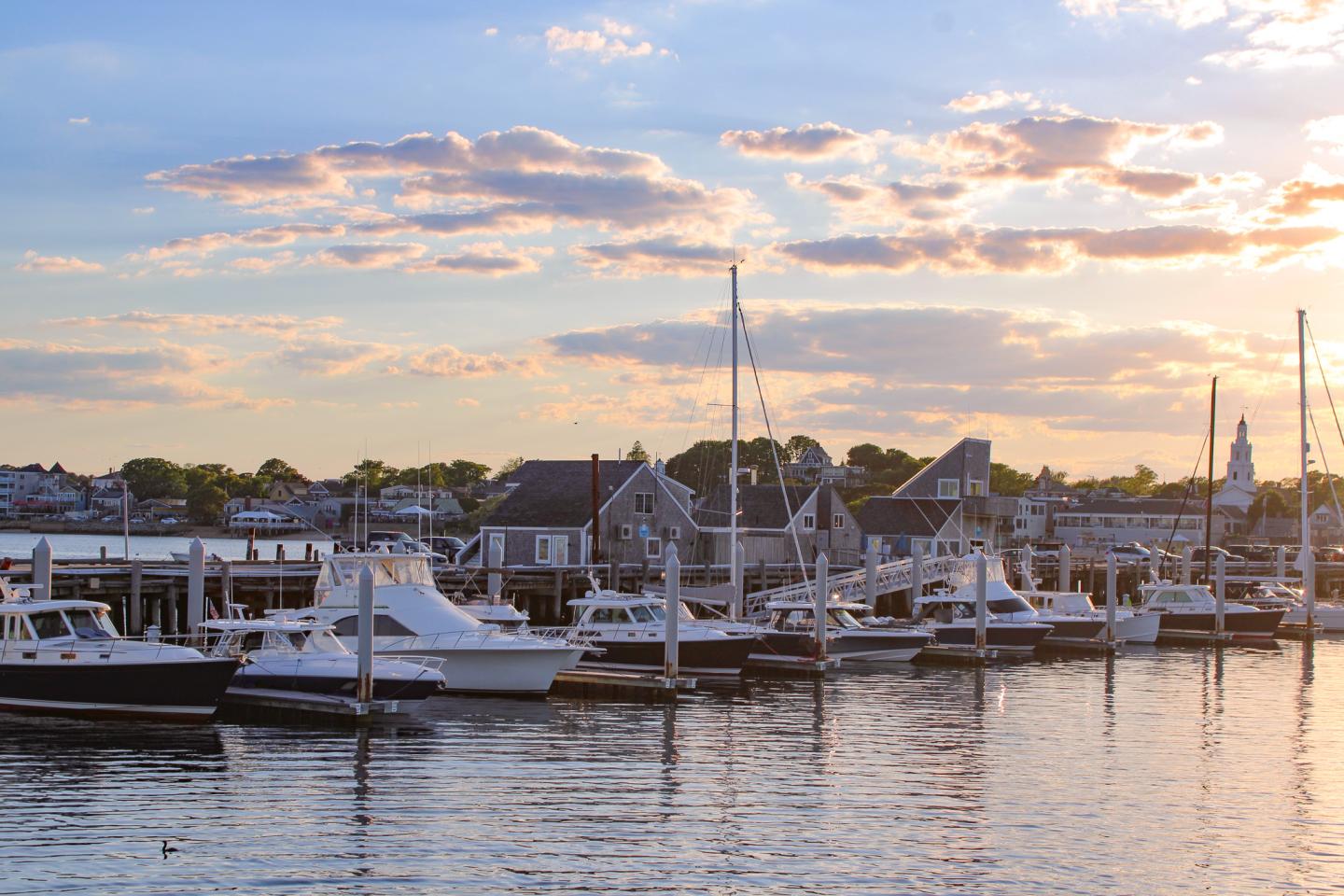Sunsets over Provincetown Marina