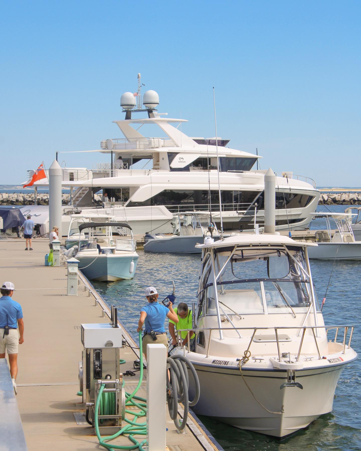 Fuel dock at Provincetown Marina